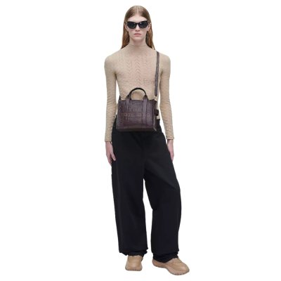 THE LEATHER SMALL TOTE BAG